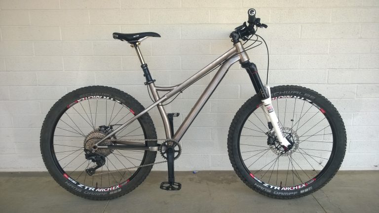 titanium hardtail frame